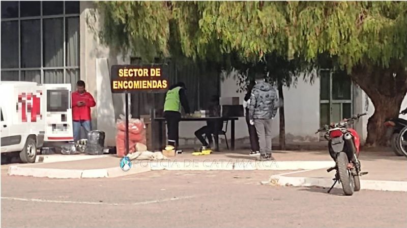 Secuestran droga que llegó desde Córdoba en encomienda