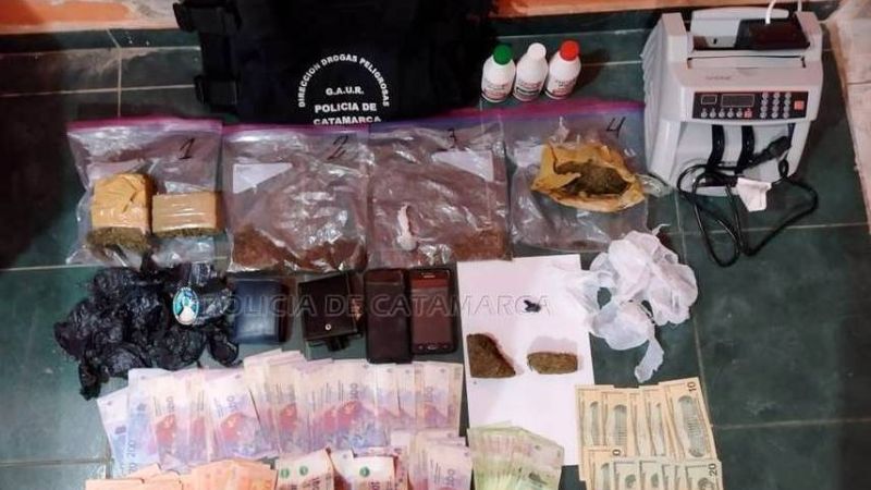 Secuestran droga que llegó desde Córdoba en encomienda