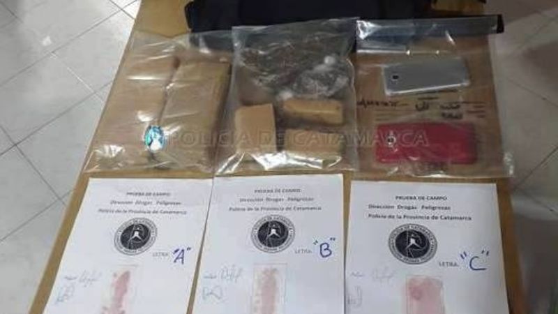 Secuestran droga que llegó desde Córdoba en encomienda