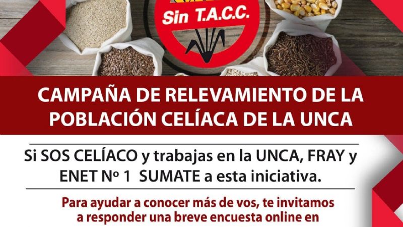 Relevamiento para personal celíaco de la UNCA