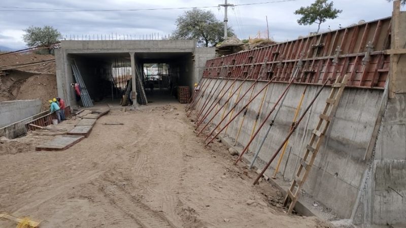 Así está quedando el túnel en Tres Puentes