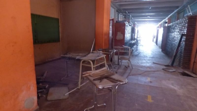 Preocupa la paralización de la obra de una escuela