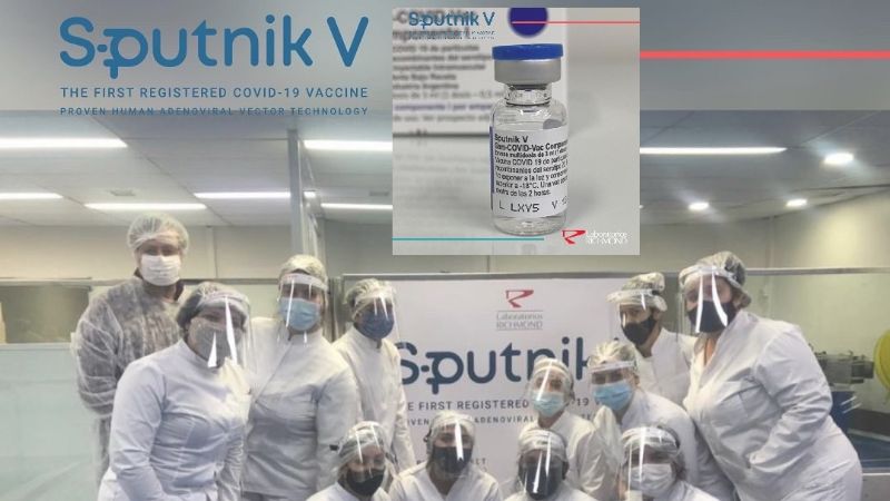 En Argentina ya se produjeron 450.000 dosis de la vacuna Sputnik V