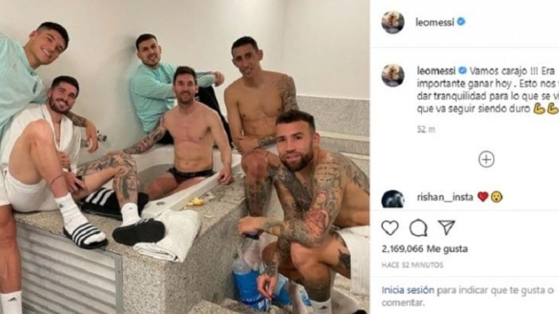 “Messi, Messi…!!!”, corearon fanáticos brasileños en el hotel de Argentina