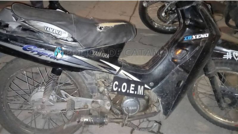 Secuestran una moto con el motor adulterado