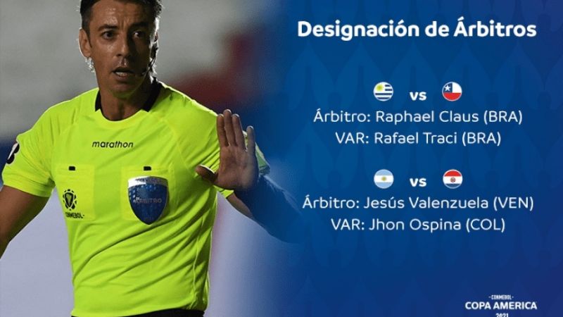 El venezolano Jesús Valenzuela dirigirá Argentina vs. Paraguay