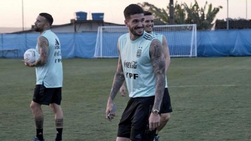 Argentina entrenó y prepara cambios para el lunes