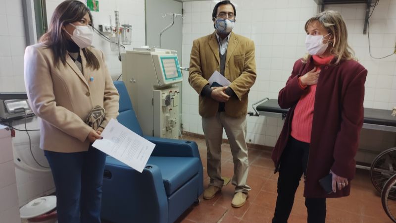 Equipo de diálisis para el San Juan