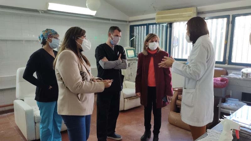 Equipo de diálisis para el San Juan