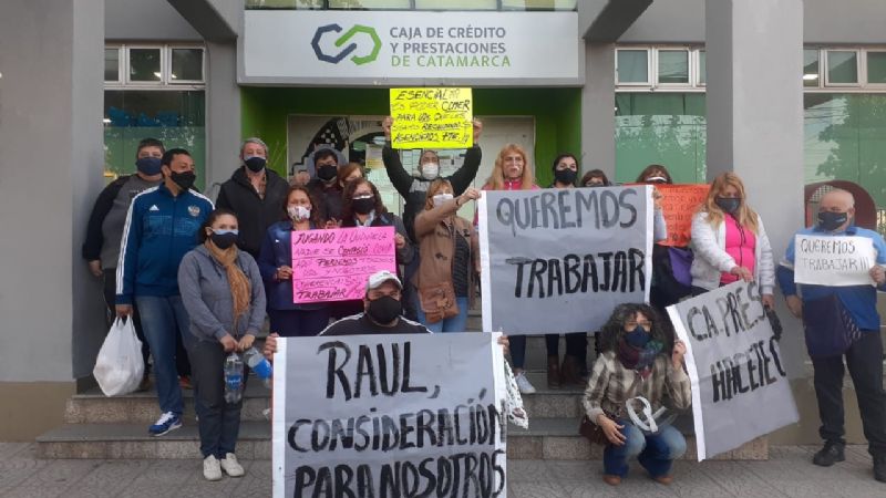 Quinieleros salieron a la calle a pedir la apertura de la actividad