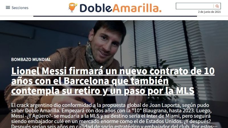 Sitio especializado en deportes confirma "bomba" anticipada por Catamarcactual