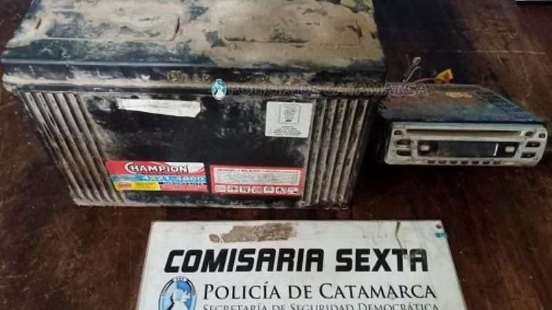 Recuperan elementos robados en una camioneta