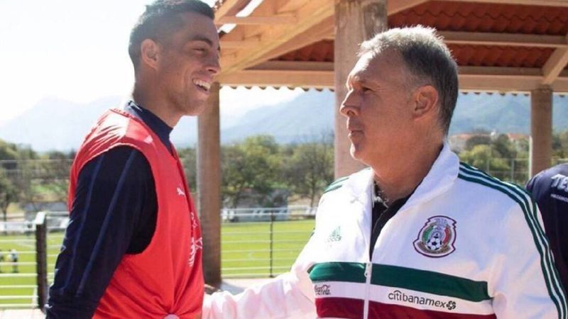 Rogelio Funes Mori ya entrena con Martino, para México