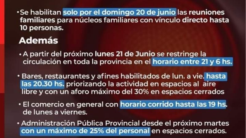 Arrancó la semana con nuevas actividades habilitadas