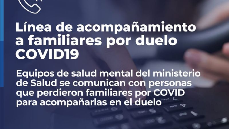Línea de acompañamiento a familiares por duelo Covid