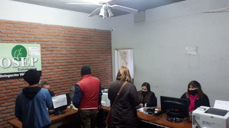 Delegación de OSEP en Valle Viejo cerrada por contacto estrecho