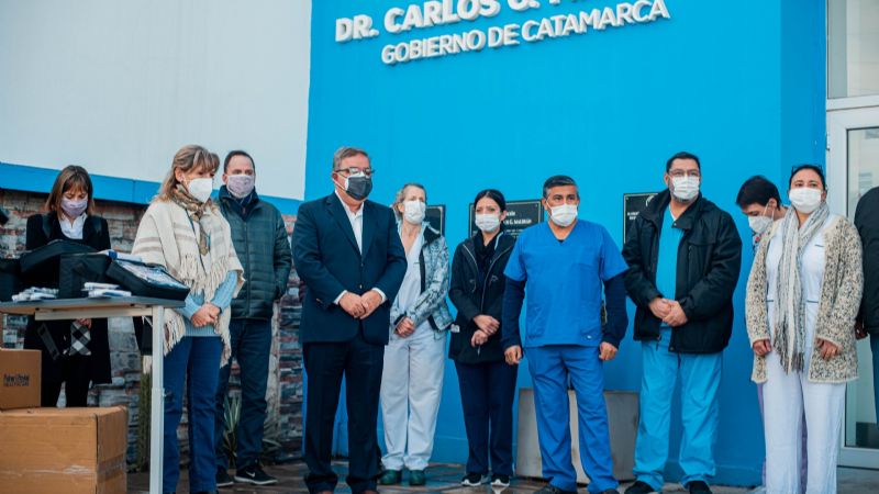 Jalil recibió a nuevos profesionales para el Malbrán