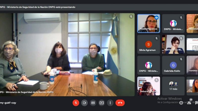 Reunión de la Mesa Federal de Seguridad, Género y Diversidad