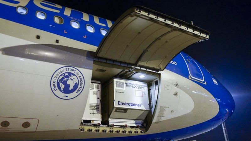 La Provincia recibe 6400 dosis de Sinopharm