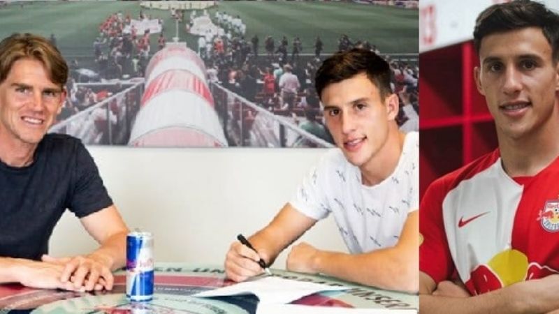 Capaldo ya fue presentado en el Red Bull Salzburgo