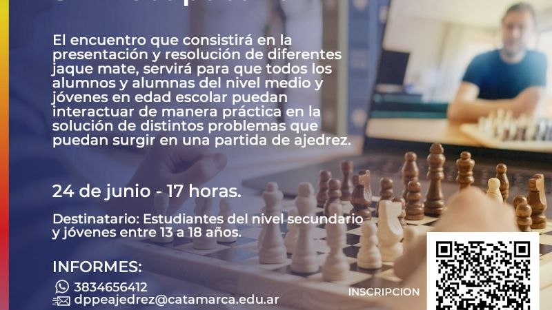 "Construyendo Puentes Solidarios" y encuentro virtual de ajedrez “Sin Escapatoria”