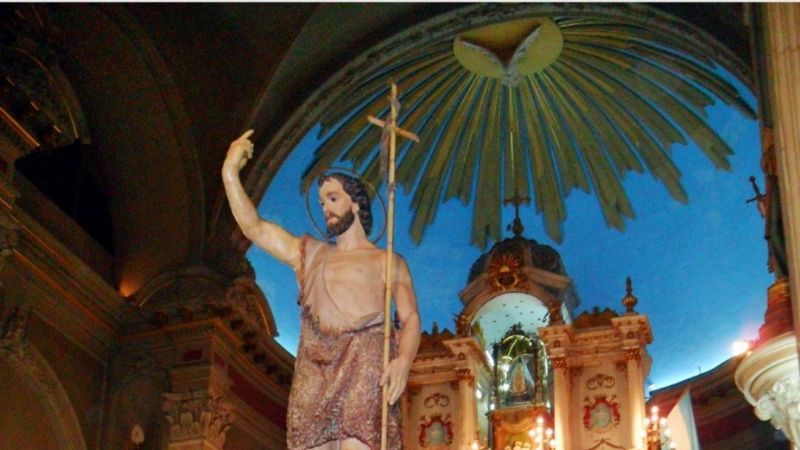 Misa en honor de San Juan Bautista rogando por el personal de la Salud