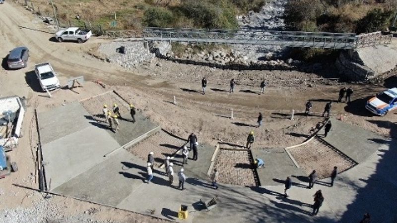 Jalil recorrió Pomán donde inauguró obras de servicios básicos