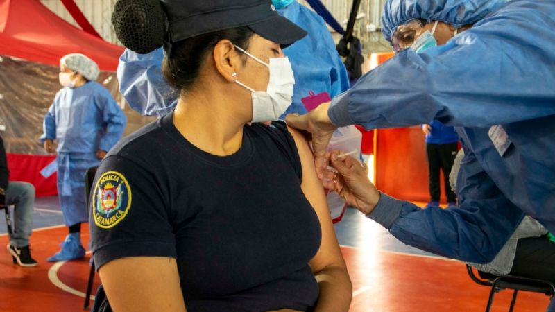 Casi el 90% de las fuerzas de seguridad ya está vacunado contra el Covid-19