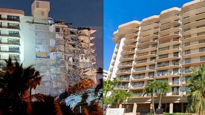 Hay 9 argentinos desaparecidos por el derrumbe del edificio en Miami