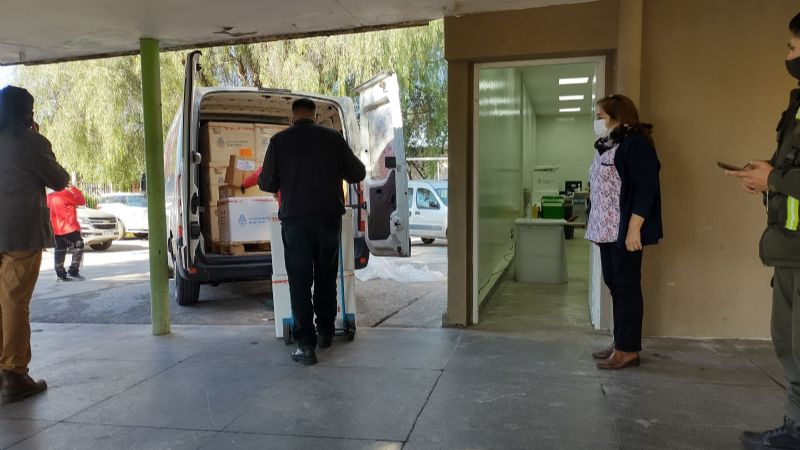 Catamarca distribuye 27.800 dosis que se destinarán al interior provincial