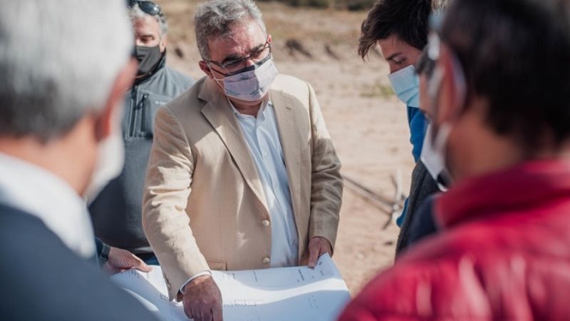 Jalil e intendentes recorrieron obras en Ambato