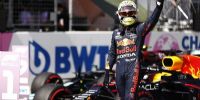 VERSTAPPEN celebra su nueva 