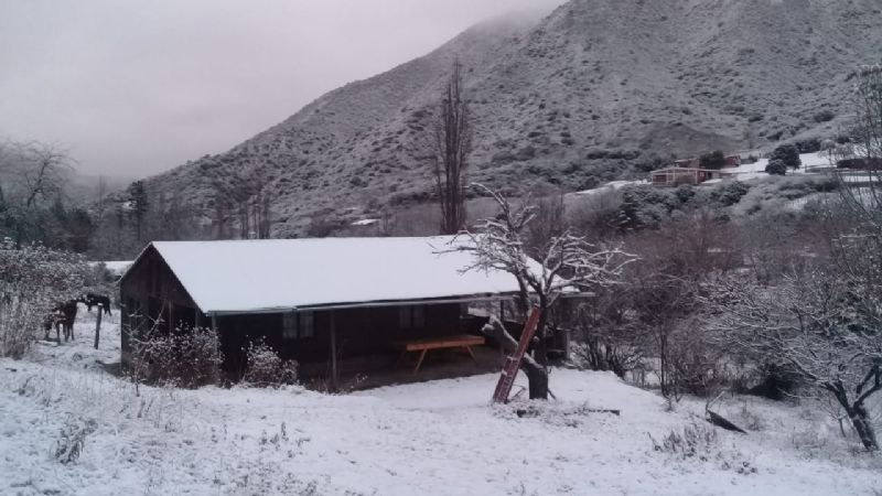 Postales de hielo y nieve en Las Juntas