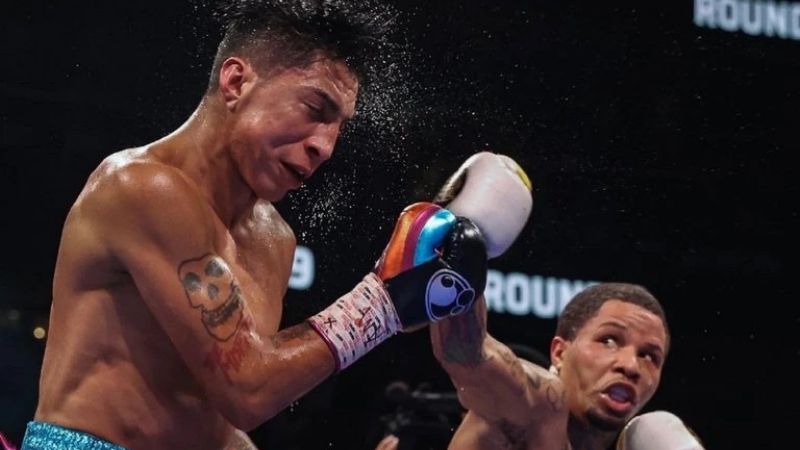 Gervonta Davis, tricampeón mundial tras noquear al “Azteca” Barrios