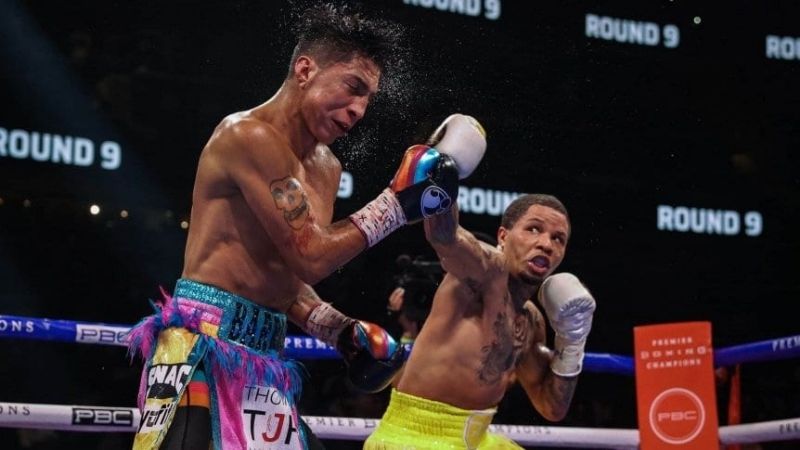 Gervonta Davis, tricampeón mundial tras noquear al “Azteca” Barrios