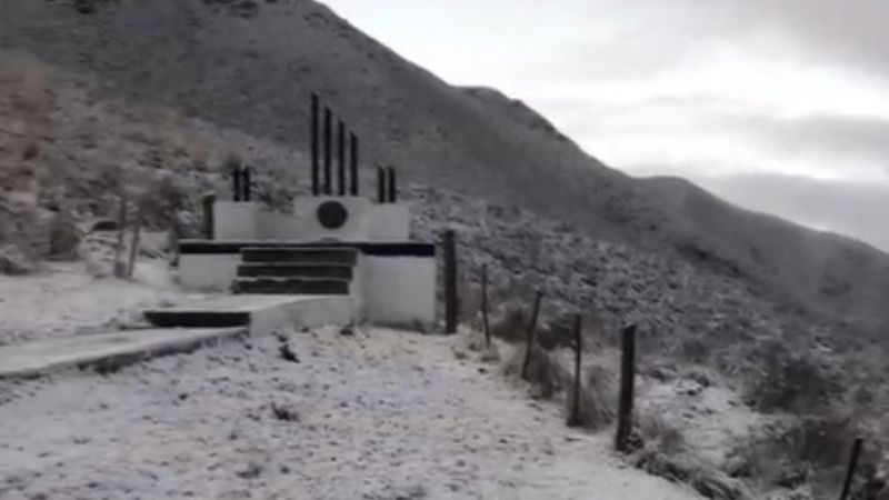 El Rodeo también se tiñó de blanco