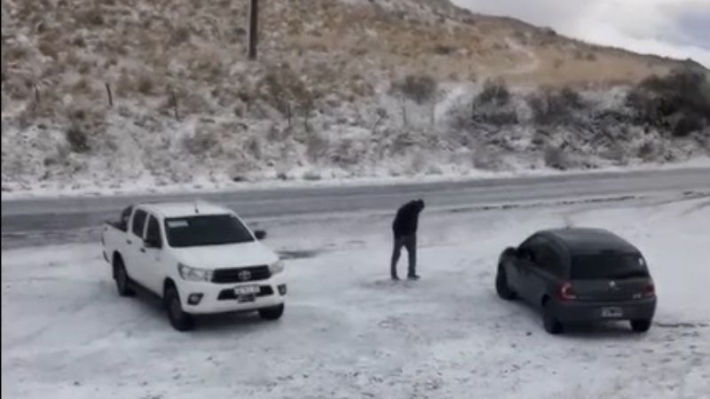 El Rodeo también se tiñó de blanco