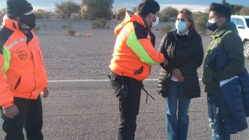 Trasladan a Lorenza en helicóptero a Fiambalá