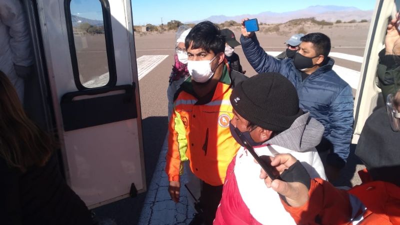 Trasladan a Lorenza en helicóptero a Fiambalá