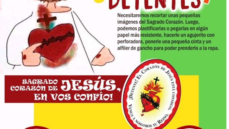 Propuesta de la Pastoral de la Niñez en el cierre del Mes del Corazón de Jesús