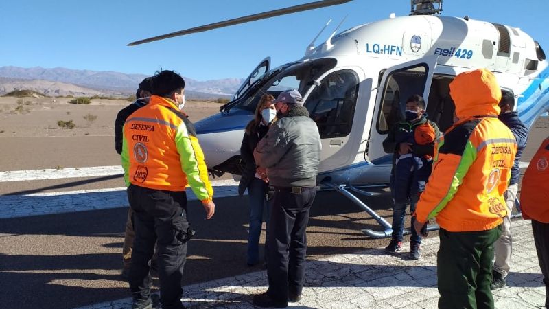 Doña Lorenza se encuentra estable y es traslada por vía aérea a Capital