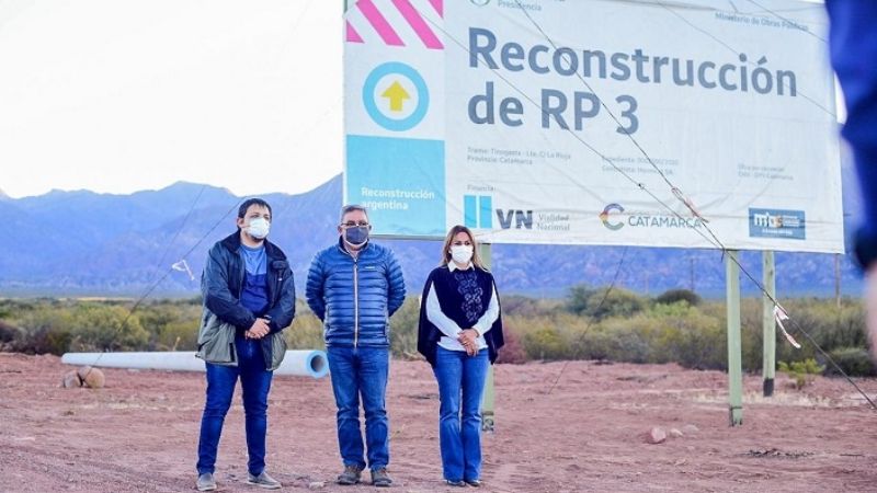 Jalil anunció la construcción de un puente en Tinogasta