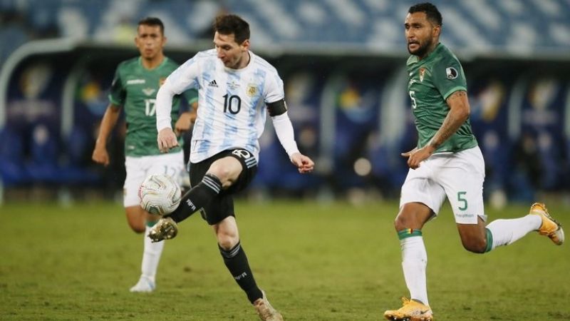 Argentina goleó a Bolivia y el sábado juega con Ecuador