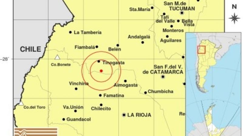 Temblor se sintió en Catamarca: ¿lo percibiste?