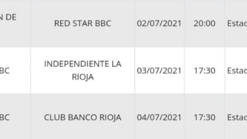 Los próximos partidos de Red Star en el torneo Federal Femenino