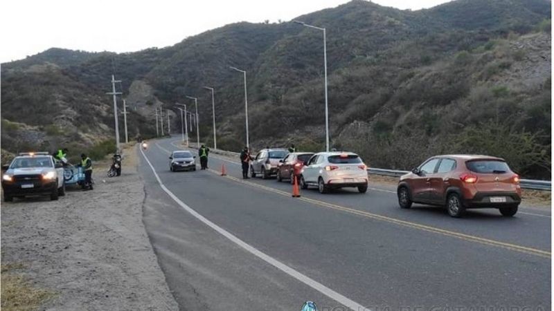 Detenidos y elementos secuestrados durante los controles sanitarios