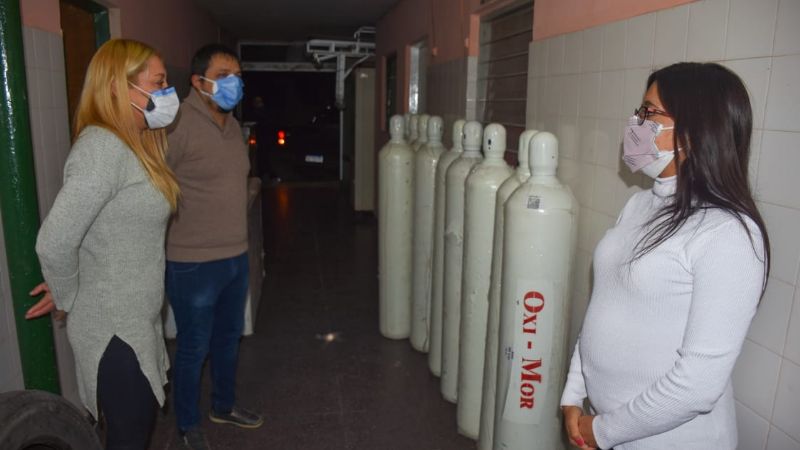 El municipio de Tinogasta compró 10 tubos de oxígenos para donar al hospital