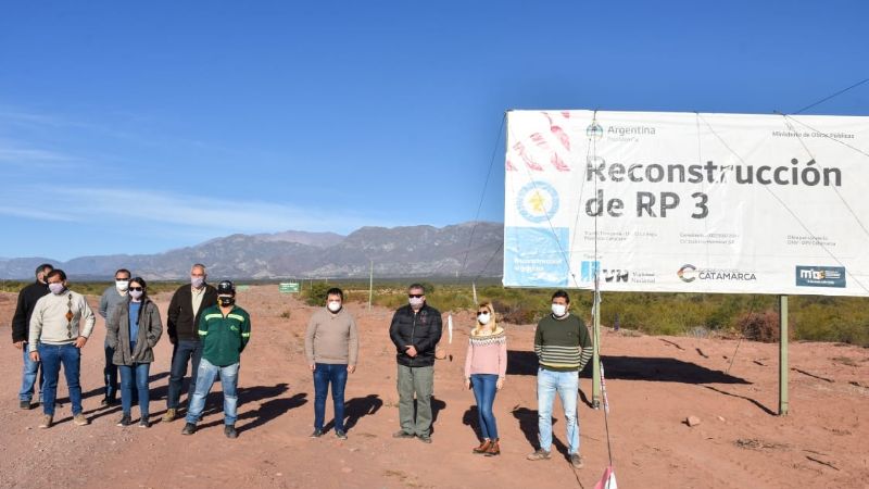 Comenzaron los trabajos en la obra de la ruta N°3