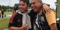 AMIGOS.Ex cCompañeros en River, el 