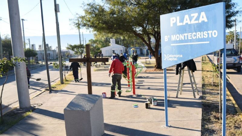 Saadi recorrió obras en Villa Eumelia, Montecristo y Loteo Noriega